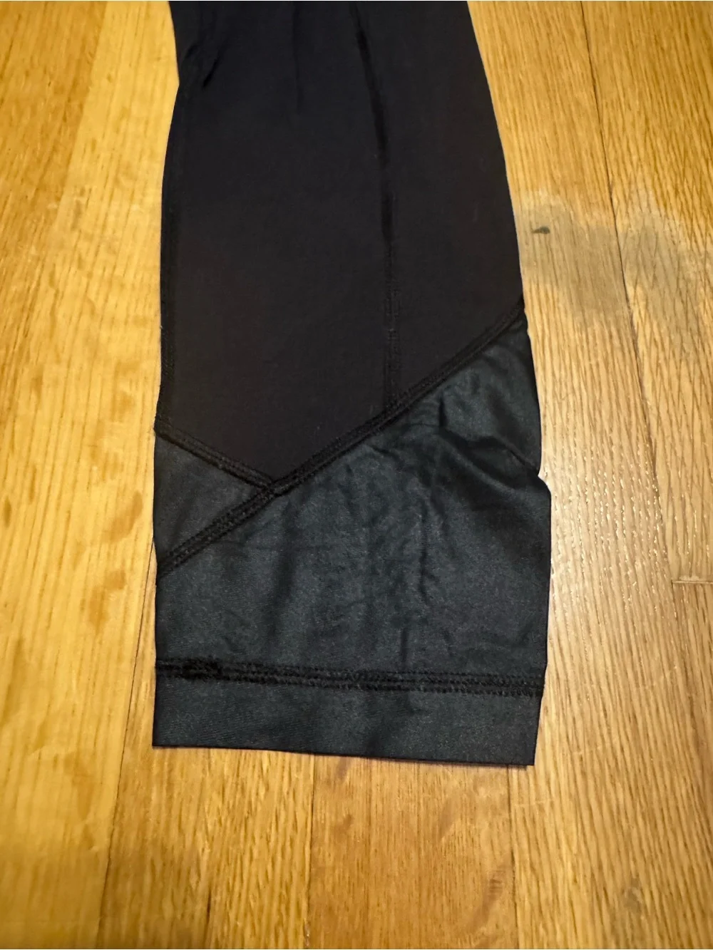lululemon athletica Black Women's Leggings with Mesh Hem